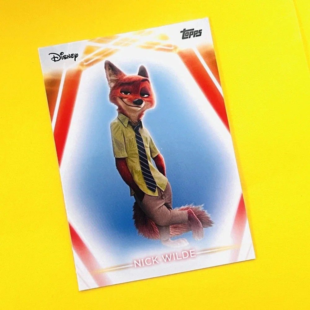 2026 Topps Neon Disney Nick Wilde #61 Zootopia‎ Base Card